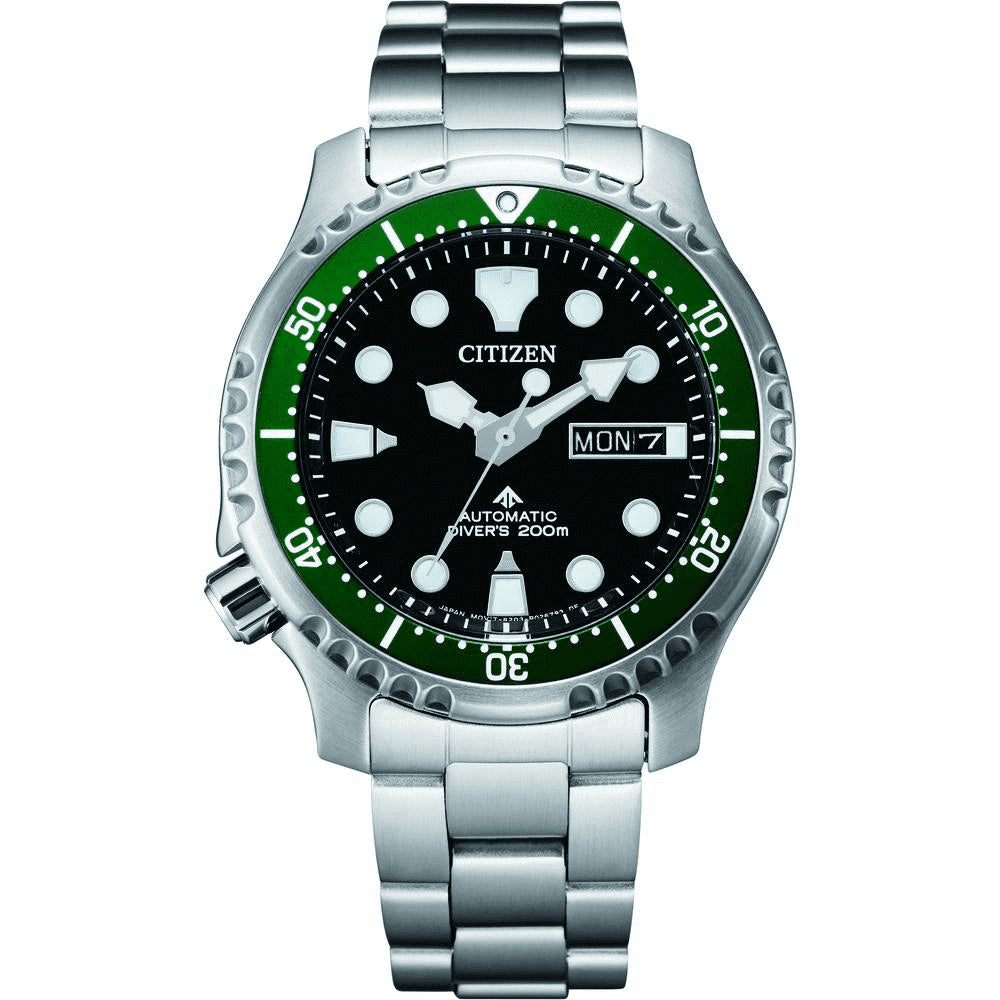 Orologio Uomo Eco Drive Promaster Diver 200 Automatico Verde Citizen