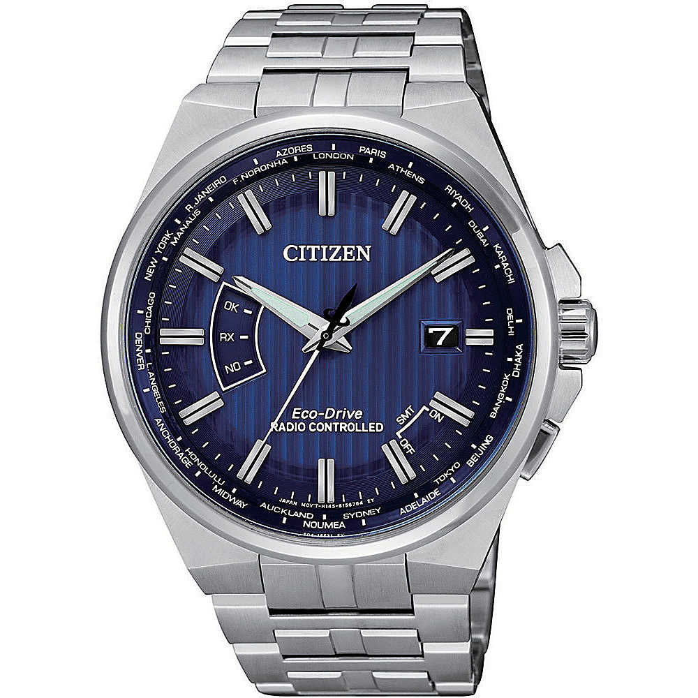 Orologio Uomo Eco Drive Radiocontrollato Evolution 5 Blu Citizen