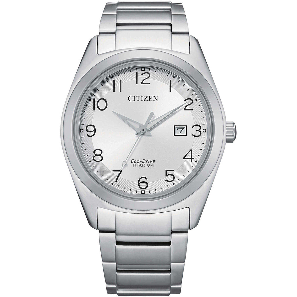 Orologio Uomo Eco Drive Silver Super Titanium Citizen