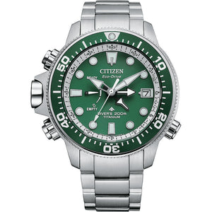 Orologio Uomo Eco Drive Verde Aqualand Promaster Citizen