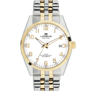 Orologio Uomo Lorenz Easy Time Automatico Ip Oro