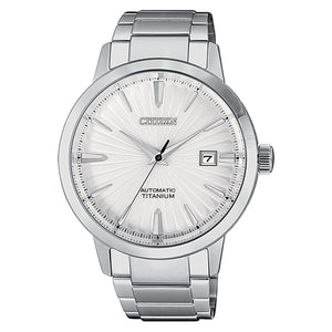 Orologio Uomo Meccanico Automatico Bianco Super Titanium Citizen