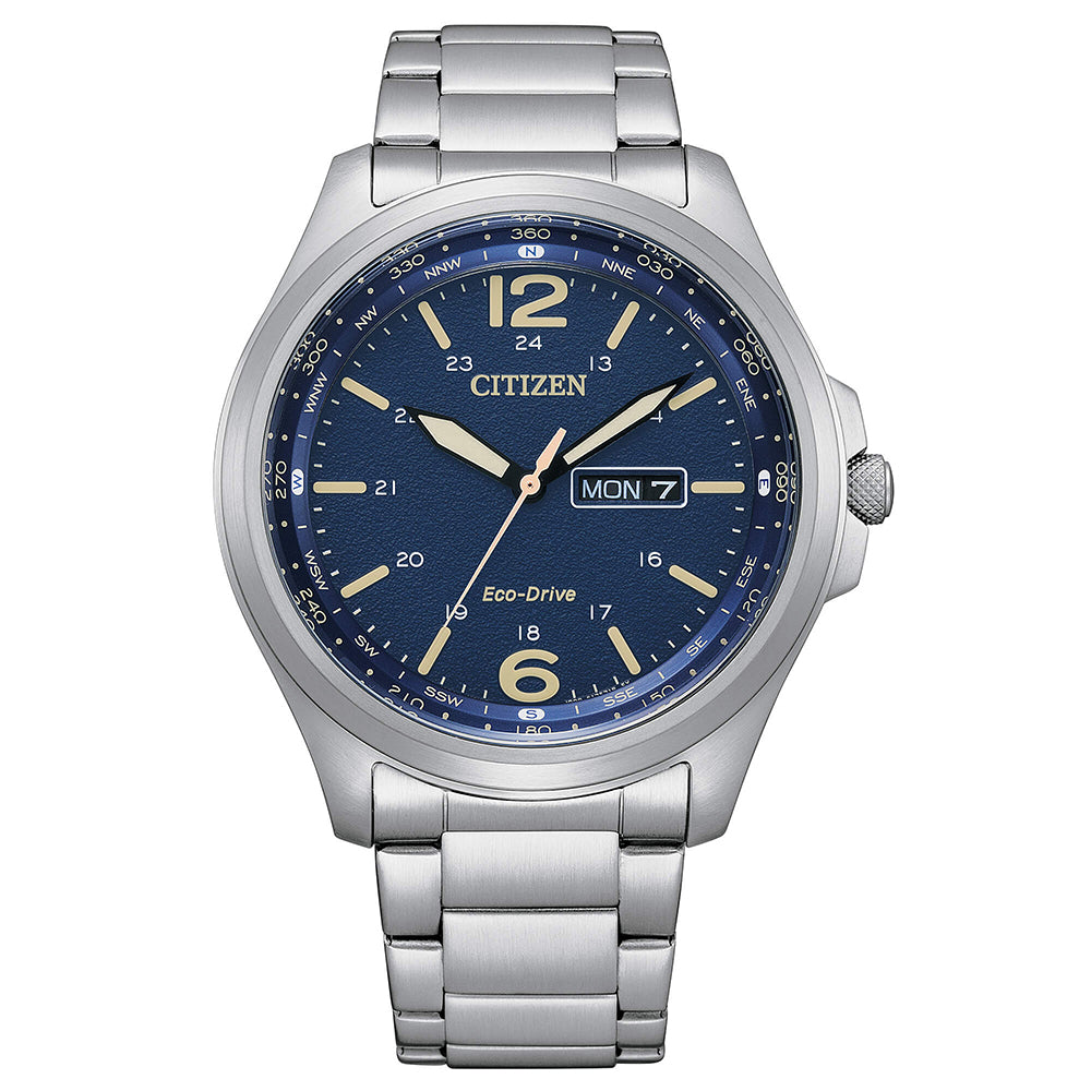 Orologio Uomo Military Eco Drive Blu Citizen