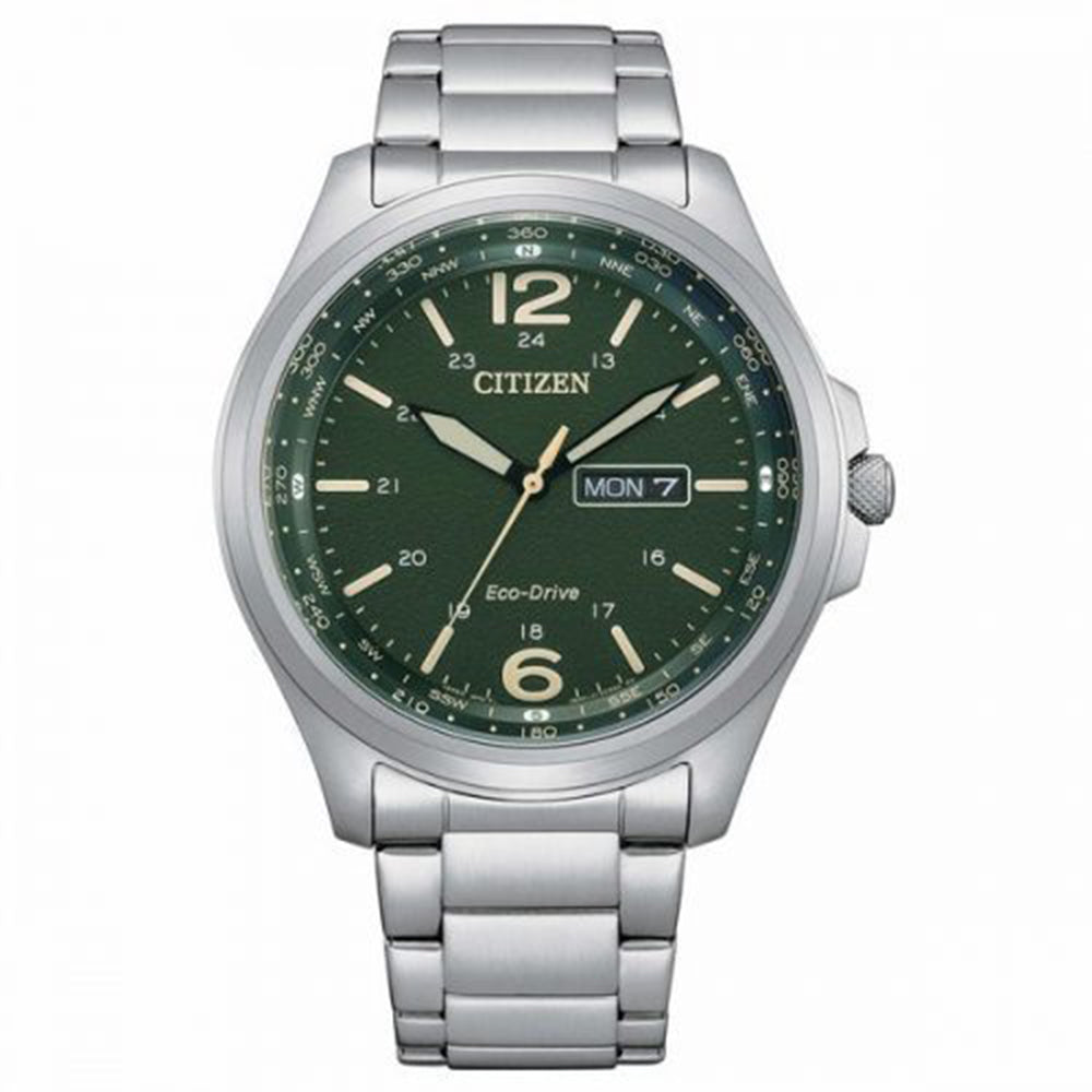 Orologio Uomo Military Eco Drive Verde Citizen