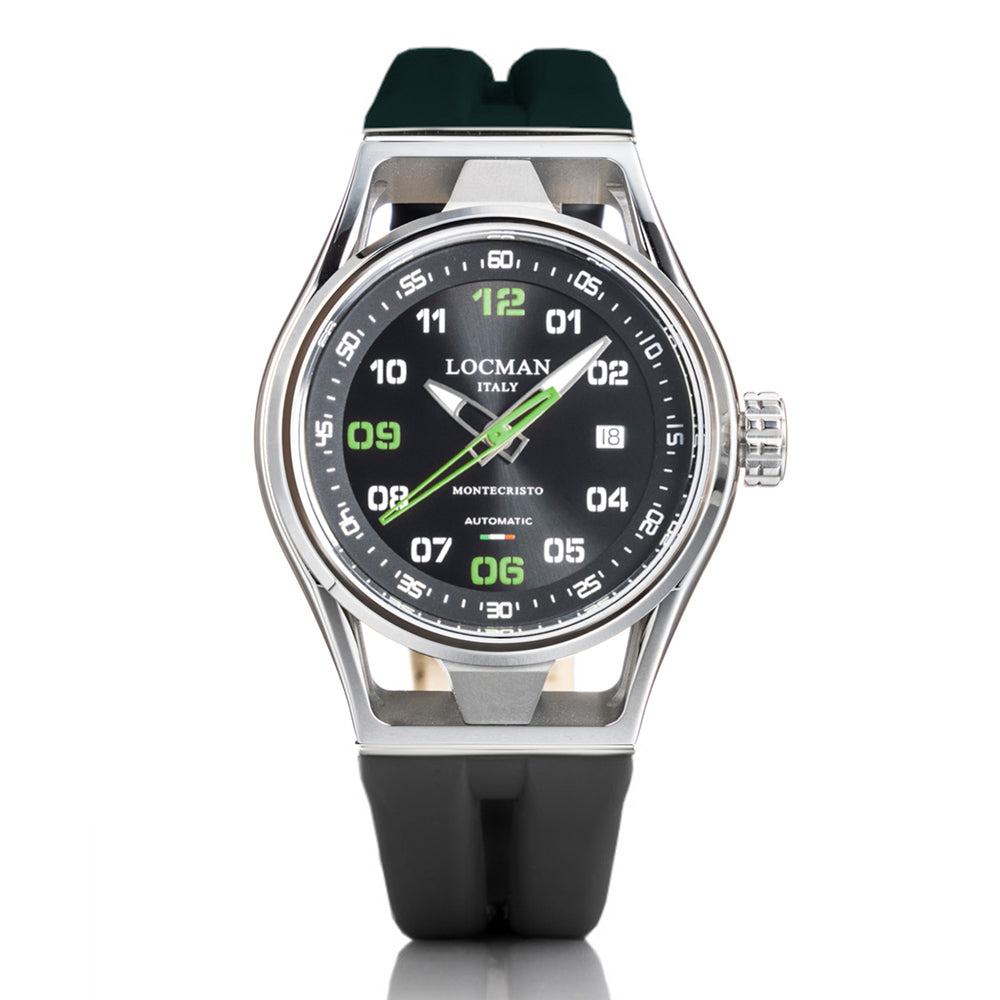 Orologio Uomo Montecristo Automatico Nero Locman Gioielleria Amadori