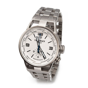 Orologio Uomo Montecristo World Dual Time Ref 508 0508A08S-00WHBKB0 - Locman 