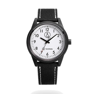 Orologio Uomo Nero Arabics Smile Solar