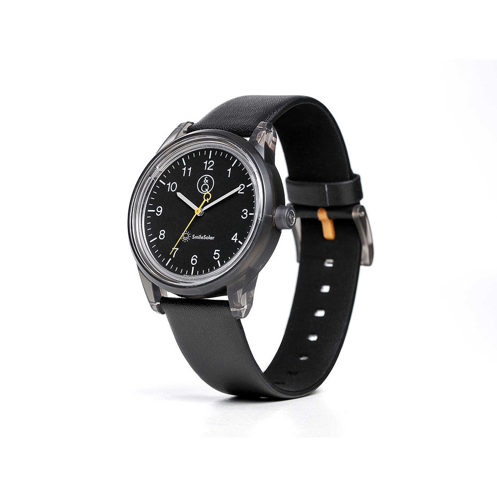 Orologio Uomo Nero Matching Outfit Smile Solar