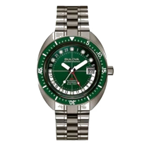 Orologio Uomo Automatico Oceanographer GMT Verde Bulova