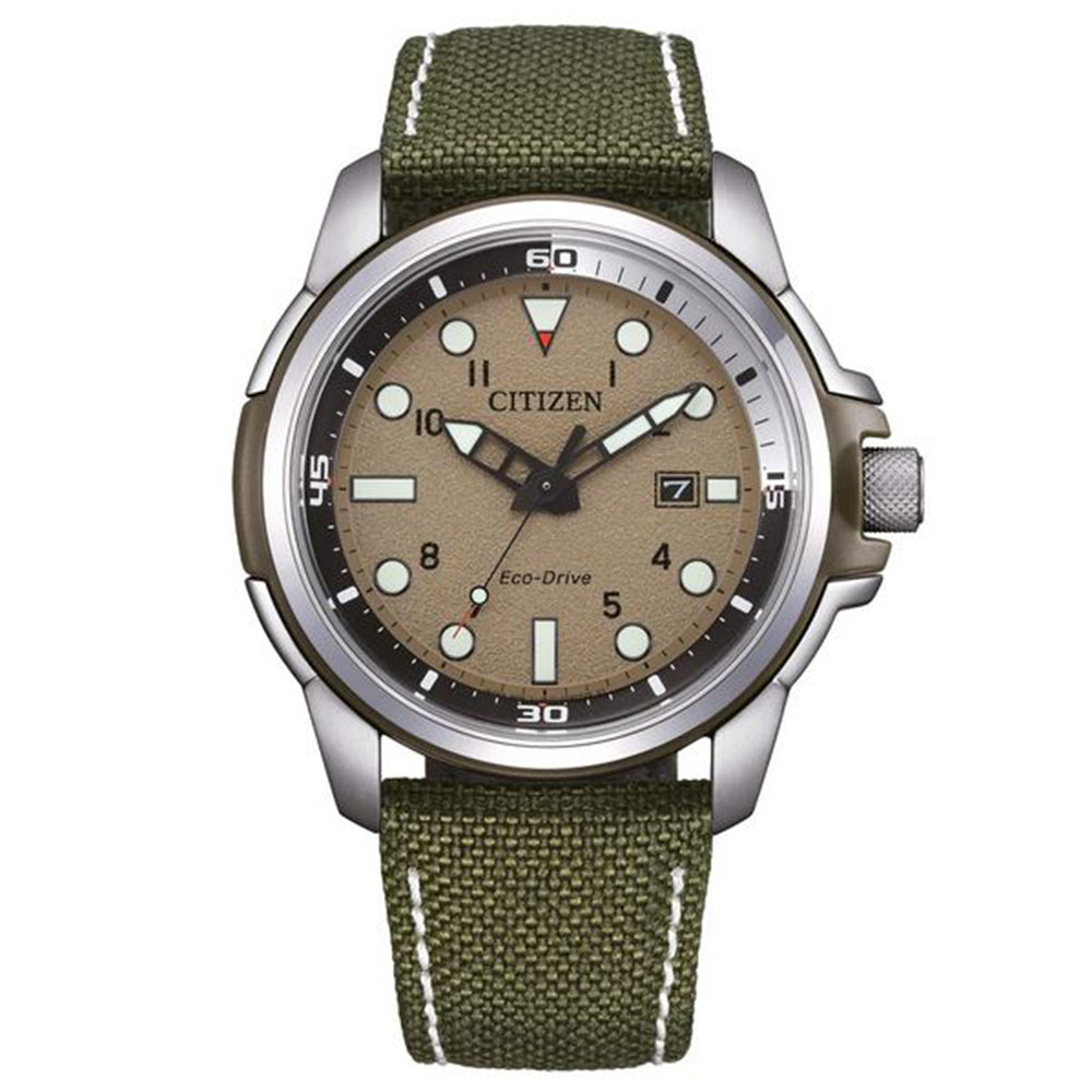 Orologio Uomo Of Sporty Eco Drive Verde Militare Citizen