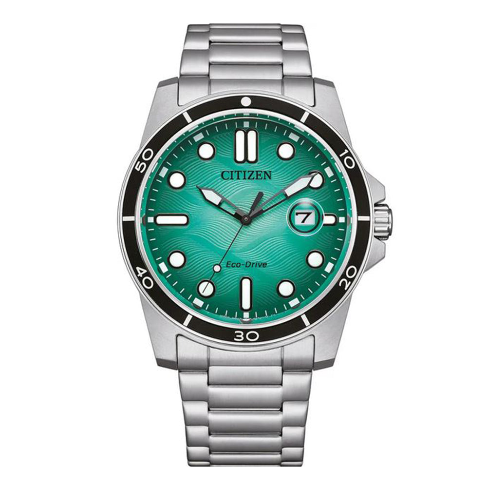 Orologio Uomo Of Sporty Marine Eco Drive Verde Citizen