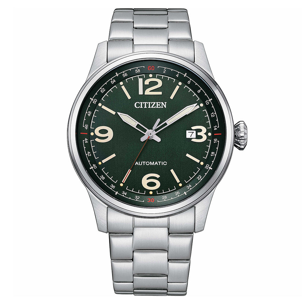 Orologio Uomo Pilot Automatico Verde Citizen