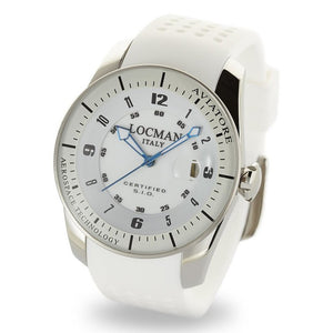 Orologio Uomo Ref 453 Aviatore Bianco 0453V03-00WHSIW - Locman  
