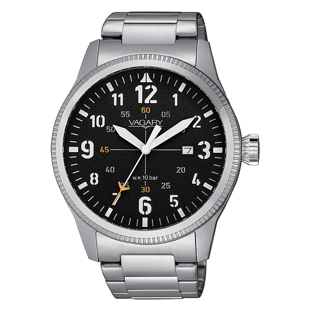 Orologio Uomo Rockwell Fly Boy Nero Vagary