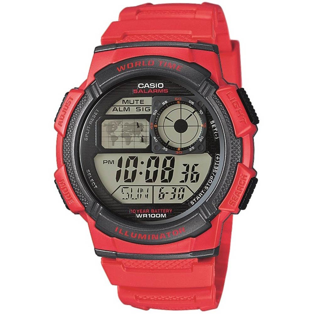 Orologio Uomo Rosso Collection Casio