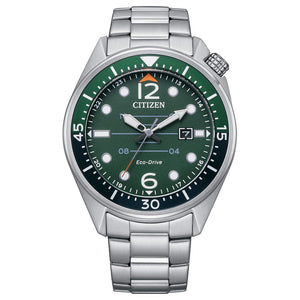 Orologio Uomo Seaplane Eco Drive Verde Citizen