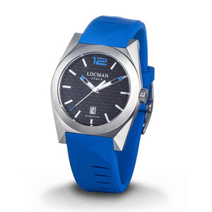 Orologio Uomo Stealth Acciaio e Titanio Azzurro Locman