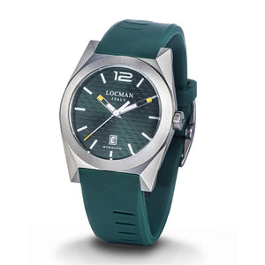 Orologio Uomo Stealth Acciaio e Titanio Verde Locman