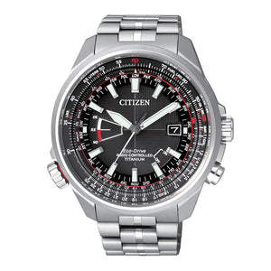 Orologio Uomo Super Titanio Eco Drive Pilot Radiocontrollato Citizen