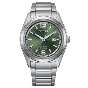 Orologio Uomo Super Titanium Eco Drive Verde Citizen