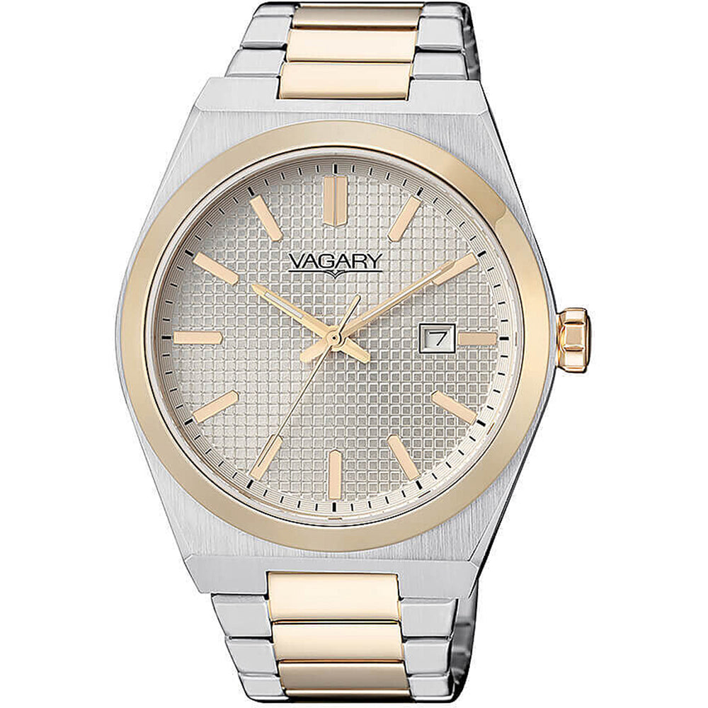 Orologio Uomo Timeless Silver Bicolore Oro Vagary