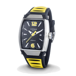 Orologio Uomo Tremila Giallo in Acciaio e Titanio Locman