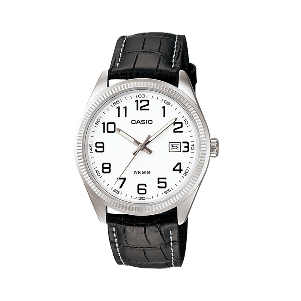 Orologio Uomo in Acciaio Classic Pelle Casio 