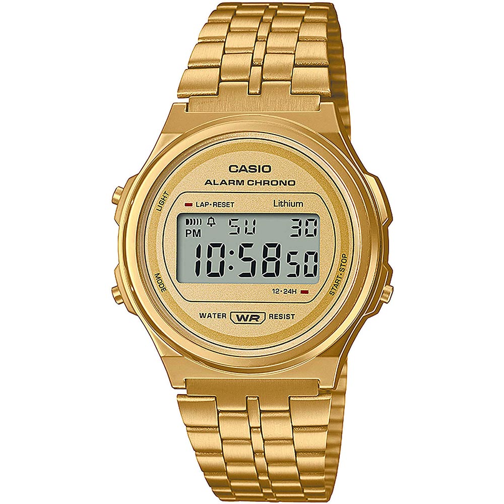 Orologio Vintage Unisex Gold Casio