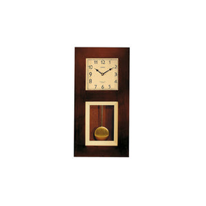 Orologio da Parete a Pendolo in Legno Lowell
