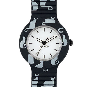 Orologio da Polso Donna Nero Animals Add HWU0617 - Hip Hop