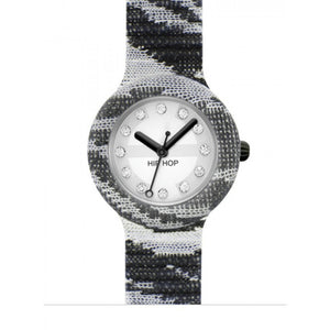 Orologio da Polso Donna Nero Crystals HWU0481 - Hip Hop
