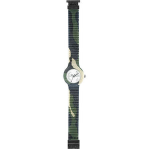 Orologio da Polso Donna Verde Camouflage HWU0366 - Hip Hop 