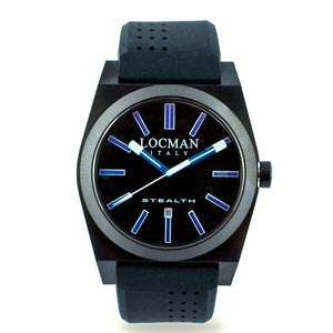 Orologio da Polso Locman Stealth 201 Nero 0201BKBKFBW1GOK