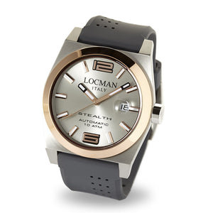 Orologio da Uomo in Acciaio Ref. 205 Stealth Automatico 02050RGYF5N0SIA - Locman