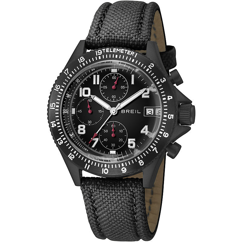 Orologio Cronografo Breil Maverick Acciaio Nero TW1325