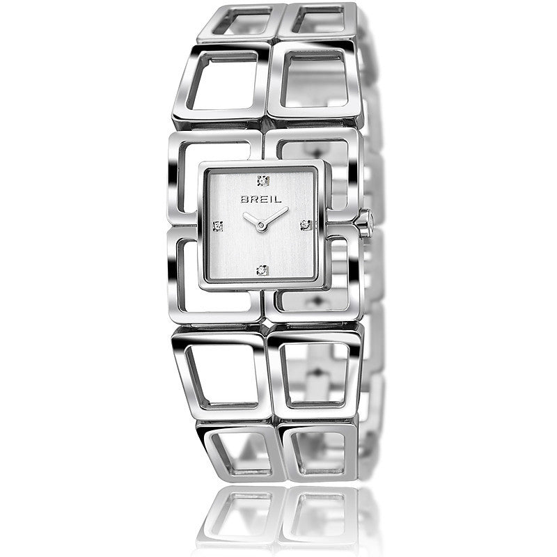 Orologio Donna Breil Glam Acciaio Solo Tempo Swarovsky TW1112