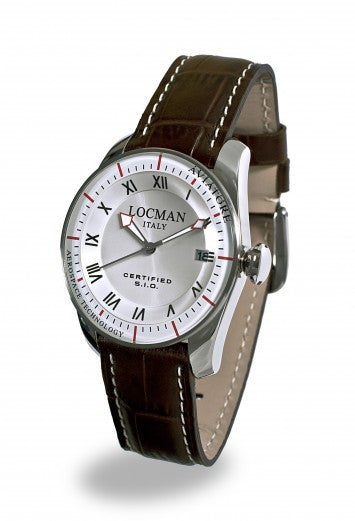 Orologio Uomo Locman Aviatore Ref 452 Avorio 045200avfkrkpst