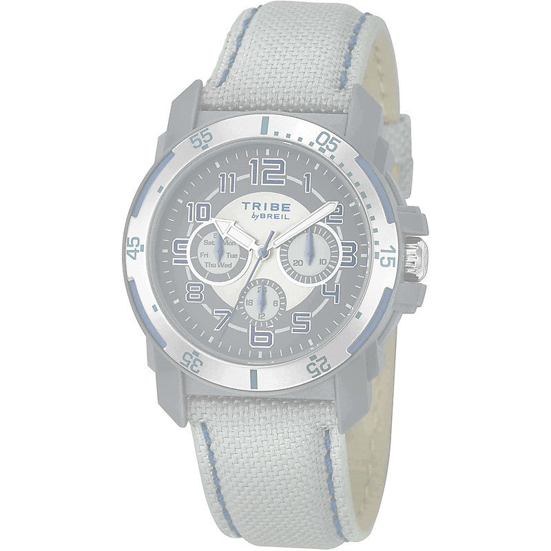 Orologio Uomo Multifunzione Breil Tribe Knock Grigio Alluminio EW0145