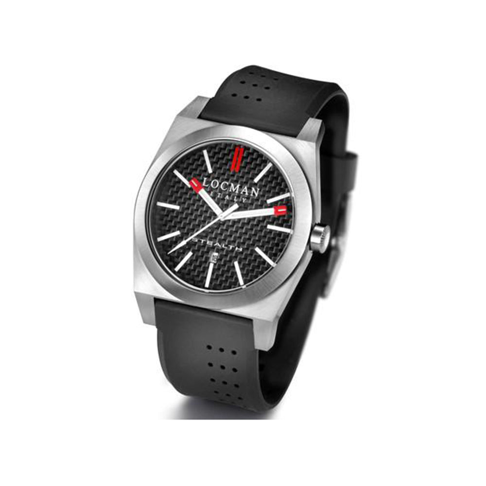 Orologio da Polso Subacqueo Locman Stealth 201 Nero 020100cbfrd1gok