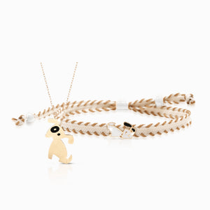 Parure Bracciale e Pendente Io&Te Oro Giallo Cane PMG040 - Le Bebè