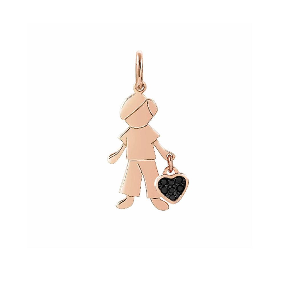 Pendente Charm Donna Argento Oro Rosa Charming Bambina Nomination