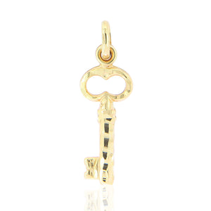 Pendente Donna Chiave in Oro Giallo