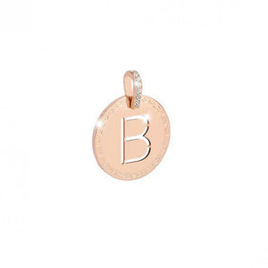 Pendente Lettera B Myworld Charm con Cristalli Rebecca Gioielli