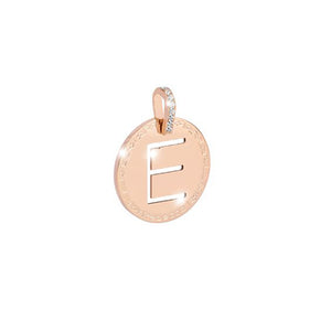 Pendente Lettera E Myworld Charm con Cristalli Rebecca Gioielli