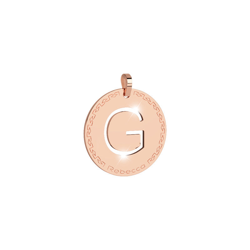 Pendente Lettera G Myworld Alphabet BWRPRG07 - Rebecca Gioielli  