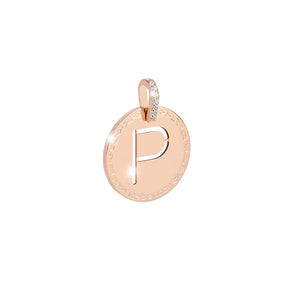 Pendente Lettera P Myworld Charm con Cristalli Rebecca Gioielli