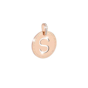 Pendente Lettera S Myworld Charm con Cristalli Rebecca Gioielli