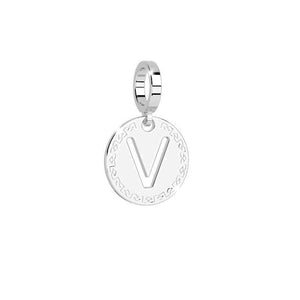 Pendente Lettera V Myworld Charm Rebecca Gioielli