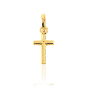 Pendente Unisex Croce in Oro Giallo