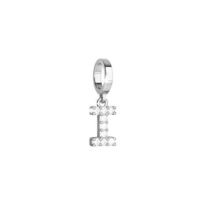 Pendente con Zirconi Lettera I Myworld Charm BWMPBI59 - Rebecca Gioielli   